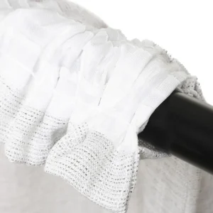 Zaslona Bila Jasnoszara 140X250 Cm