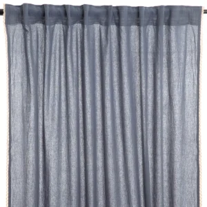 Zaslona Della Z Koronka Niebieska 135X250 Cm