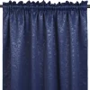 Zaslona Elisi Z Wytlaczanym Wzorem Granatowa 140X250 Cm