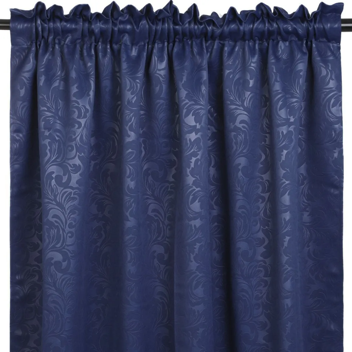 zaslona_elisi_z_wytlaczan_0.webp Zaslona Elisi Z Wytlaczanym Wzorem Granatowa 140X250 Cm