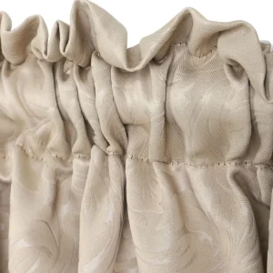 Zaslona Elisi Z Wytlaczanym Wzorem Bezowa 140X250 Cm