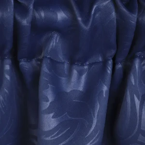 Zaslona Elisi Z Wytlaczanym Wzorem Granatowa 140X250 Cm