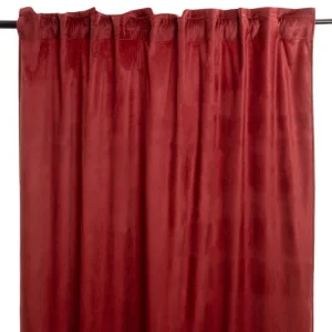 Zaslona Patty Welwetowa Bordowa 140X250 Cm