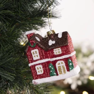 Zawieszka Evi Red Domek 8 Cm