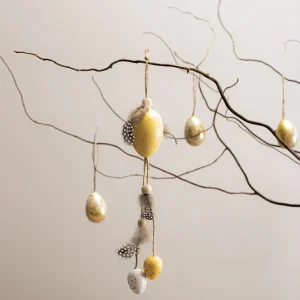 Zawieszka Faer Lungo Z Jajkami Zolta 40 Cm