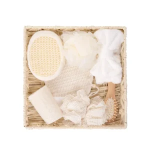 Zestaw Akcesoriow Do Pielegnacji Ciala Wellness 7 Szt 30X30X6 Cm