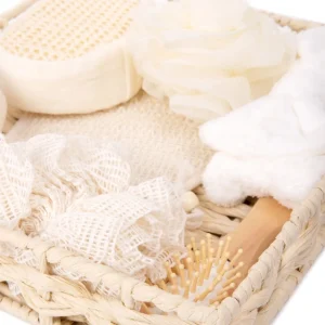 Zestaw Akcesoriow Do Pielegnacji Ciala Wellness 7 Szt 30X30X6 Cm