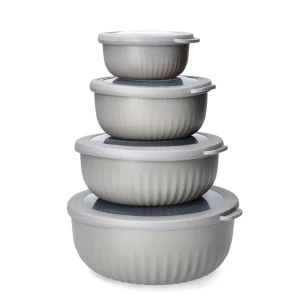 Zestaw Easy Cook Misek Z Pokrywkami 4 Szt