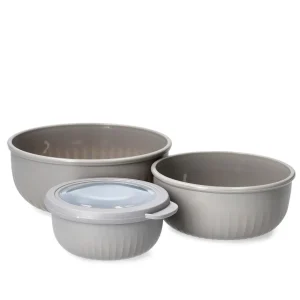 Zestaw Easy Cook Misek Z Pokrywkami 4 Szt