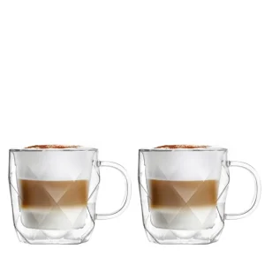 Zestaw Filizanek Geo Z Podwojna Scianka 2 Szt. 330 Ml