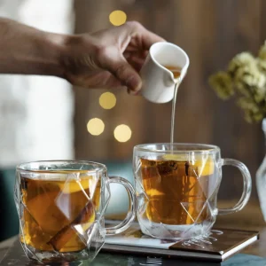 Zestaw Filizanek Geo Z Podwojna Scianka 2 Szt. 330 Ml