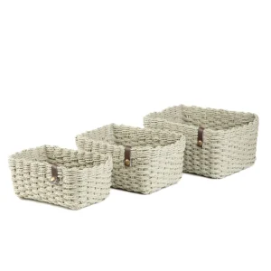 Zestaw Koszy Dekoracyjnych Desma 3 Szt. 25X19X12 Cm 22X17X11 Cm 20X15X10 Cm