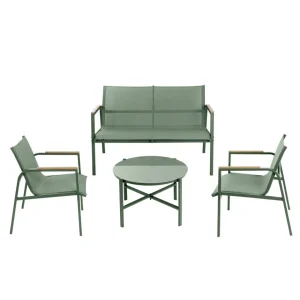 Zestaw Mebli Ogródowych Inti Oliwkowy 65X65X42Cm