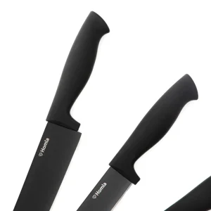 Zestaw Nozy Coxa W Bloku Czarny 6 El.