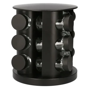 Zestaw Przyprawnikow Otto Na Obrotowym Stojaku- 12 Sloiczkow 19X21 Cm