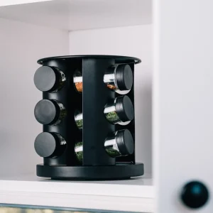 Zestaw Przyprawnikow Otto Na Obrotowym Stojaku- 12 Sloiczkow 19X21 Cm