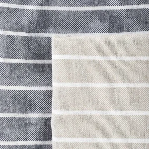 Zestaw Scierek Kuchennych Makely Bawelnianych W Paski Bezowa+Niebieska 2*45X65 Cm