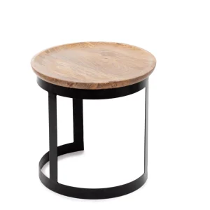 Zestaw Stolikow Kawowych Harvey Drewnianych 53X51/43X43 Cm