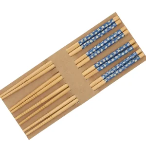 Zestaw Sushi Paleczekbambusowych Niebieskich 4 Szt