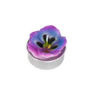 Zestaw Swiec Floral Aura 6 Szt. Fiolki 126 G