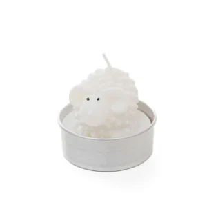 Zestaw Swiec Wielkanocnych Arie Biale Baranki 3 Szt