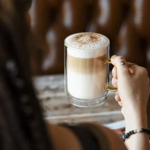 Zestaw Szklanek Amber Z Podwojna Scianka 2 Szt. 350 Ml