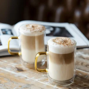 Zestaw Szklanek Amber Z Podwojna Scianka 2 Szt. 350 Ml