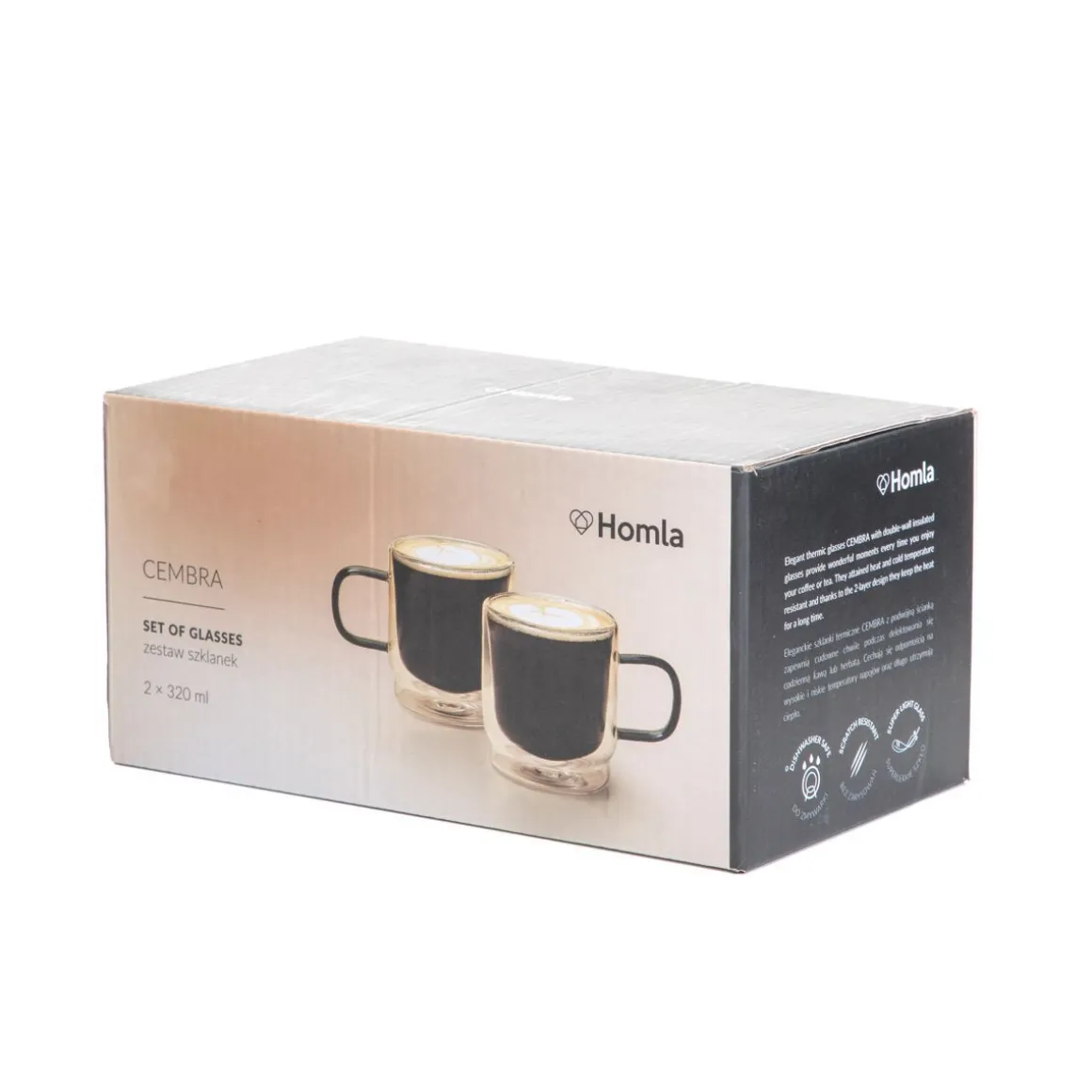 zestaw_szklanek_cembra_re_4.webp Zestaw Szklanek Cembra Retro Z Podwojna Scianka I Zielonym Uchem 2 Szt. 0.32