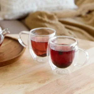 Zestaw Szklanek Cembra Z Podwojna Scianka 2 Szt. 0.12