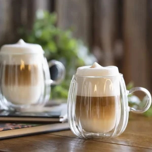 Zestaw Szklanek Tulip Z Podwojna Scianka 2 Szt. 250 Ml