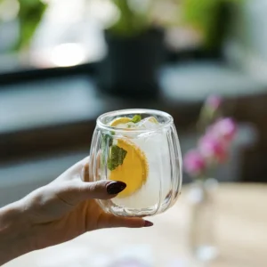 Zestaw Szklanek Tulip Z Podwojna Scianka 2 Szt. 250 Ml