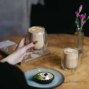 Zestaw Szklanek Tulip Z Podwojna Scianka 2 Szt. 250 Ml