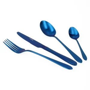 Zestaw Sztućców Abele Matowe Granatowe 16 Szt.