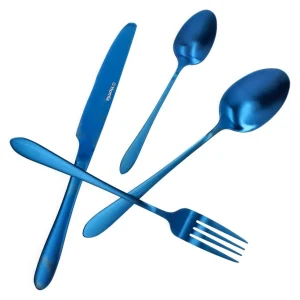 Zestaw Sztućców Abele Matowe Granatowe 16 Szt.