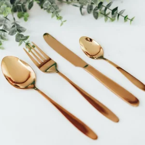 Zestaw Sztućców Abele Miedziane 16 Szt.