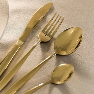 Zestaw Sztućców Livadi Zlotych 24 Szt.