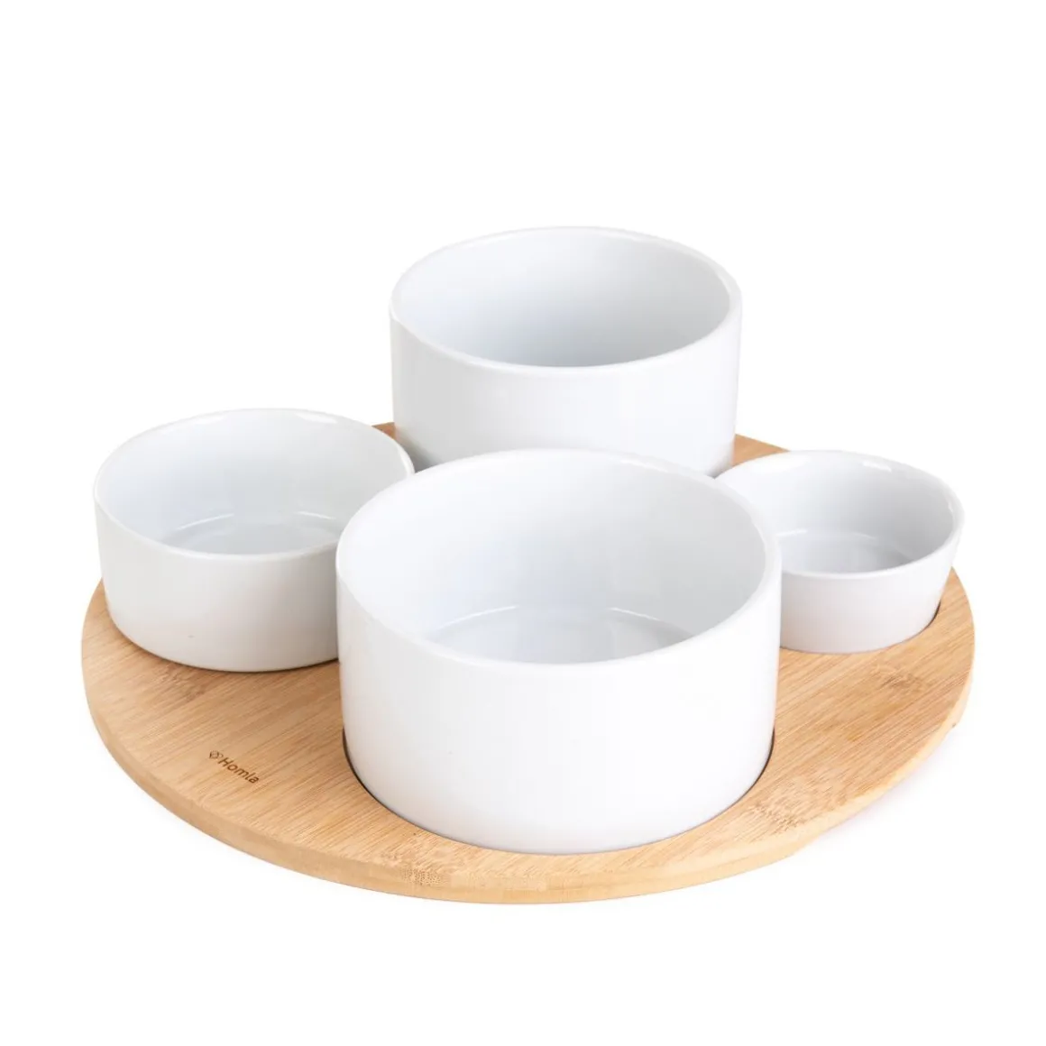 zestaw_yifan_bialy_misek__1.webp Zestaw Yifan Bialy, Misek Do Serwowania 5 El. 33 Cm