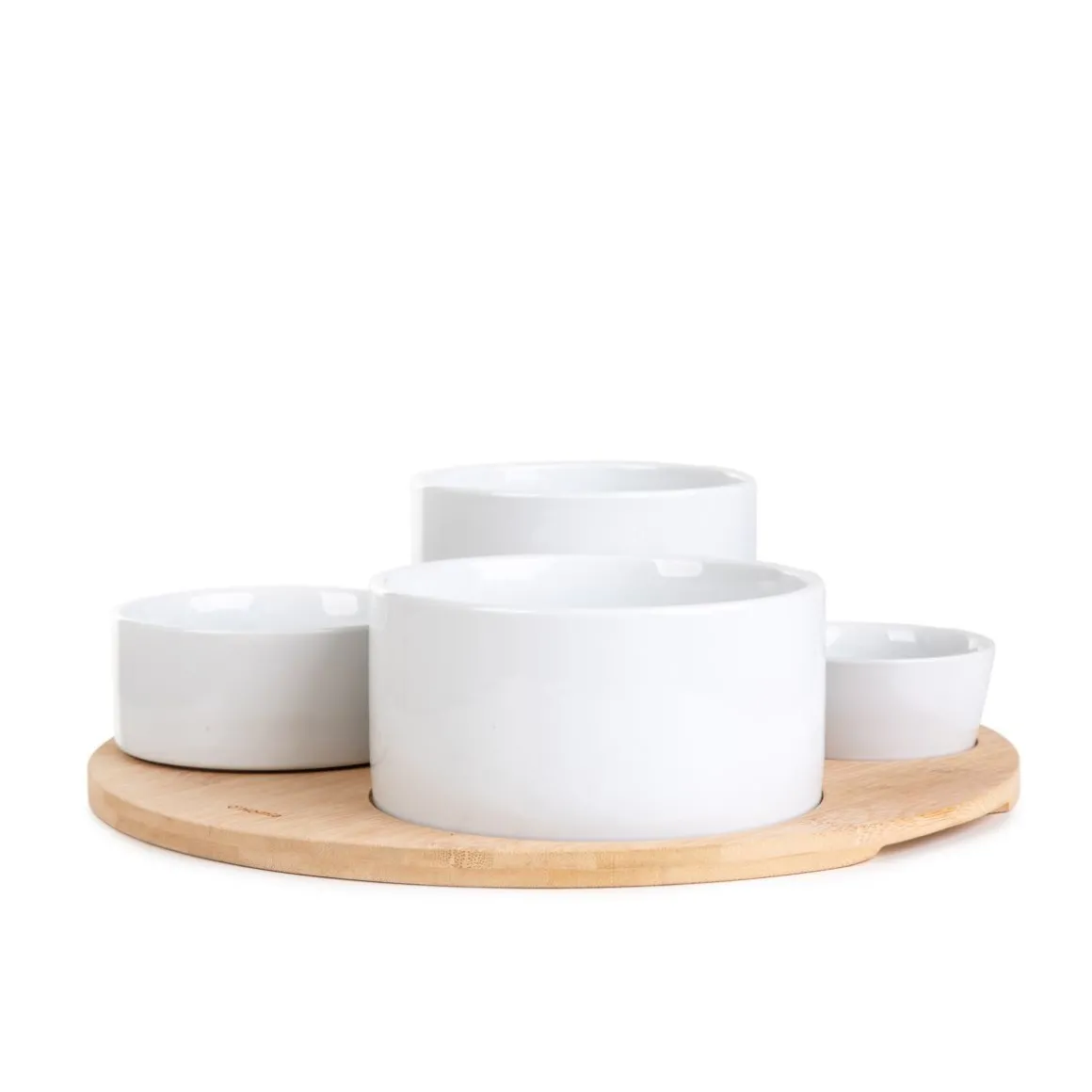 zestaw_yifan_bialy_misek__2.webp Zestaw Yifan Bialy, Misek Do Serwowania 5 El. 33 Cm