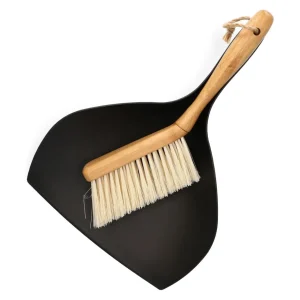 Zmiotka Bambou I Szufelka Duza Czarna 35X26 Cm